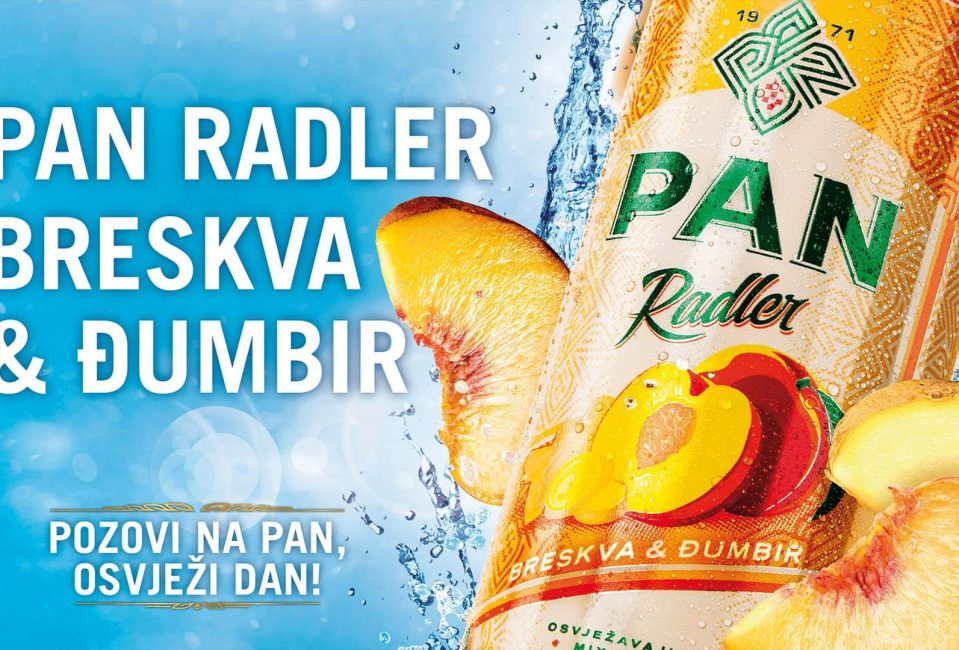 Pan radler breskva đumbir dostupan i u limenci